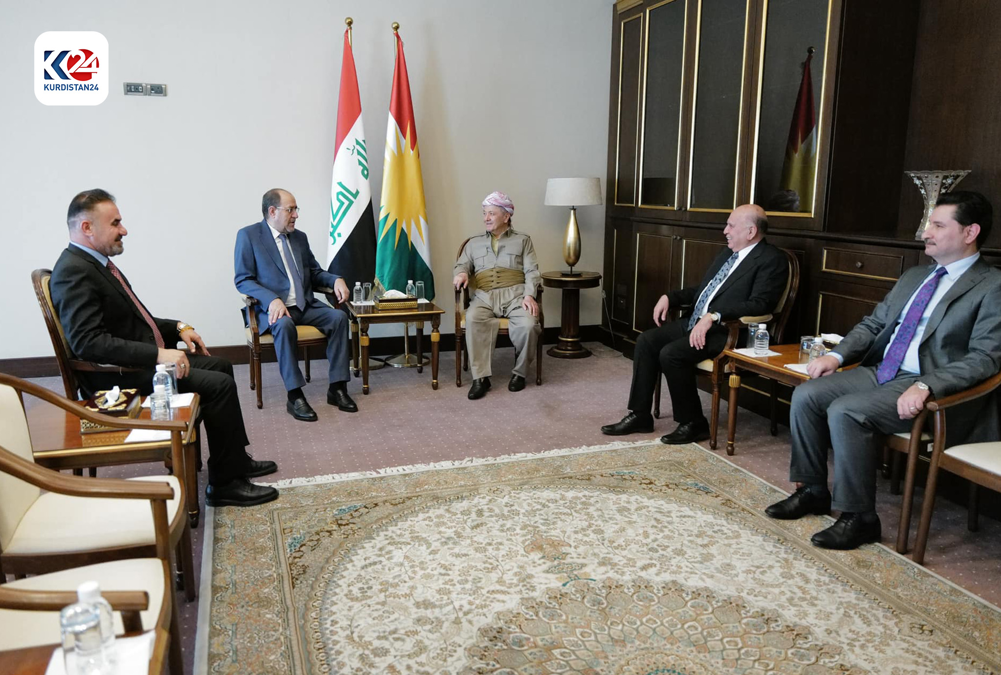 Kdp President Barzani Meets With Nouri Al Maliki In Baghdad