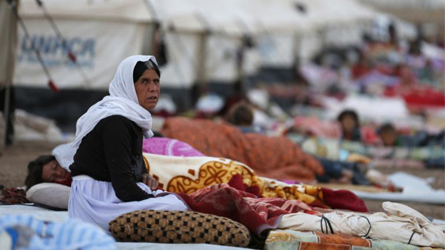 A yezidi woman is pictured in a IDP camp. (Photo: Archive)