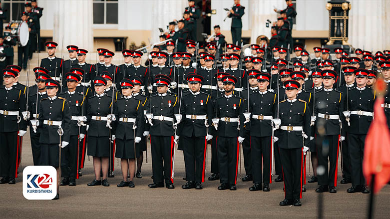 The graduation ceremony of the Royal Military Academy Sandhurst in London, Aug. 9, 2024. (Photo: Submitted to Kurdistan24)