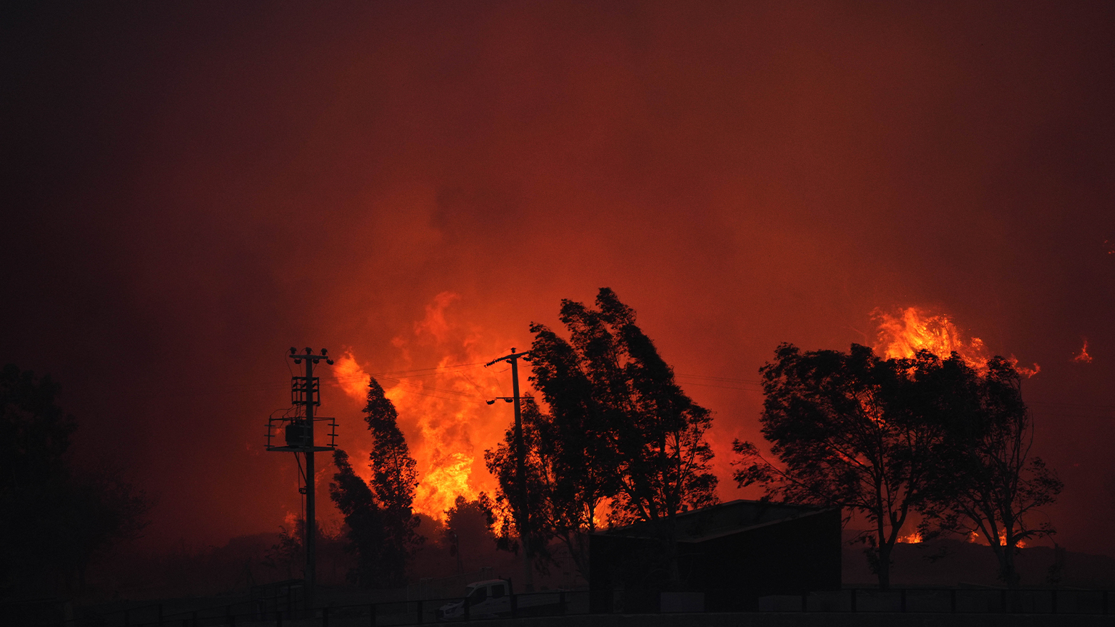 Izmir Forest Fire. (Photo: Anadolu Ajansı)