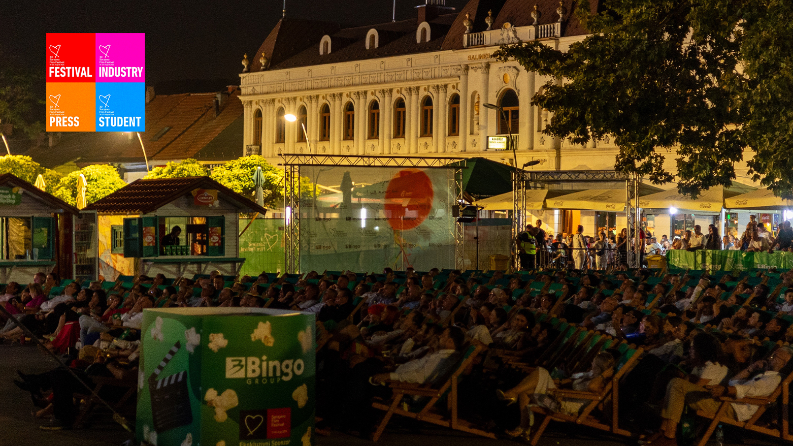 Opening film "My Late Summer" by director Danis Tanović in Open Air Tuzla. (Photo: SFF 'X' Account)