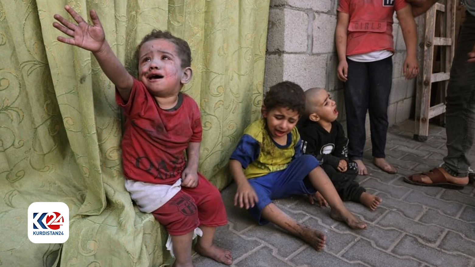 Gazzeli çocuklar (FOTO: AFP)