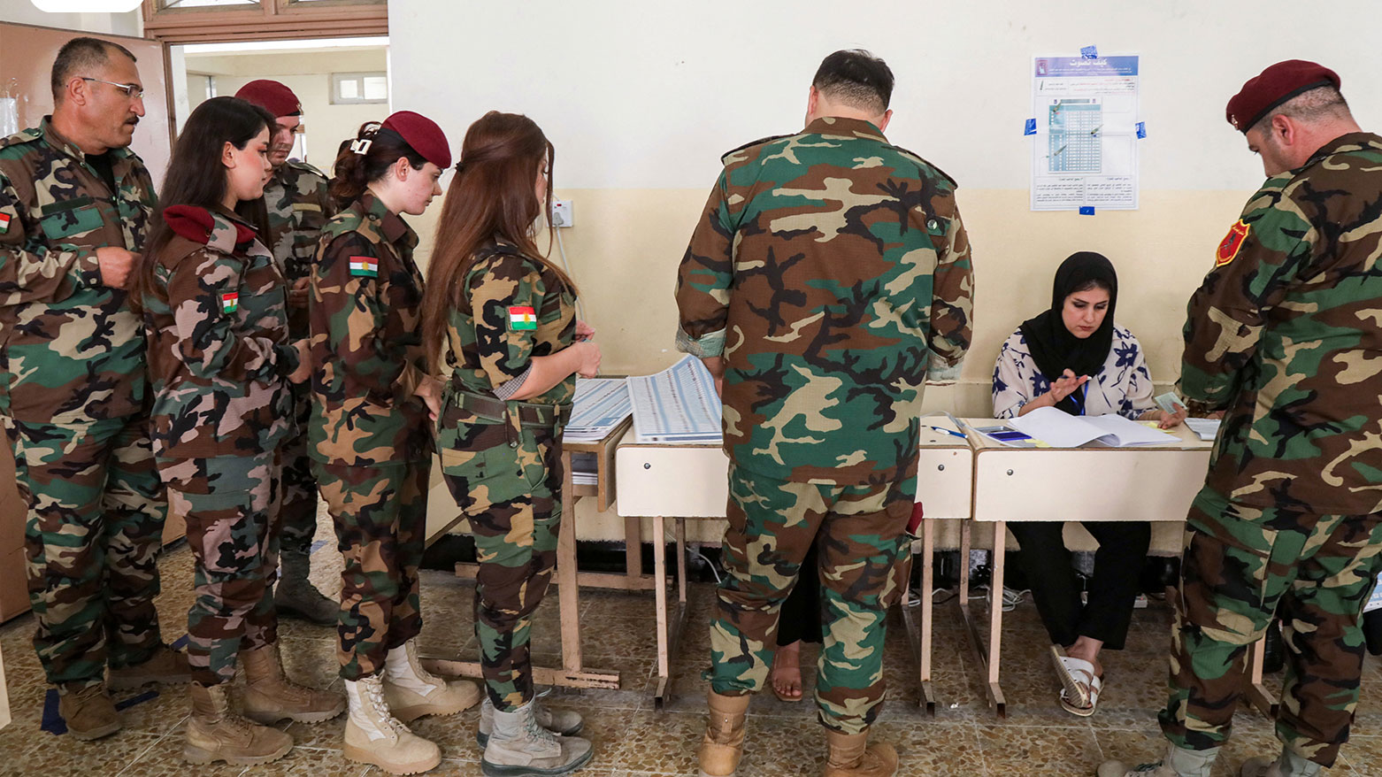 انطلاق عملية التصويت الخاص لانتخابات برلمان كوردستان
