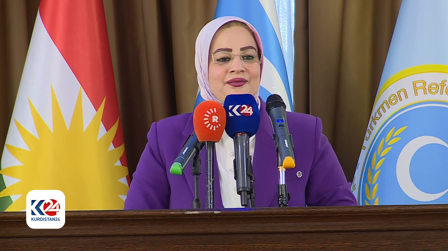 Türkmen Reform Partisi (TRP) Başkan Yardımcısı Muna Kahveci