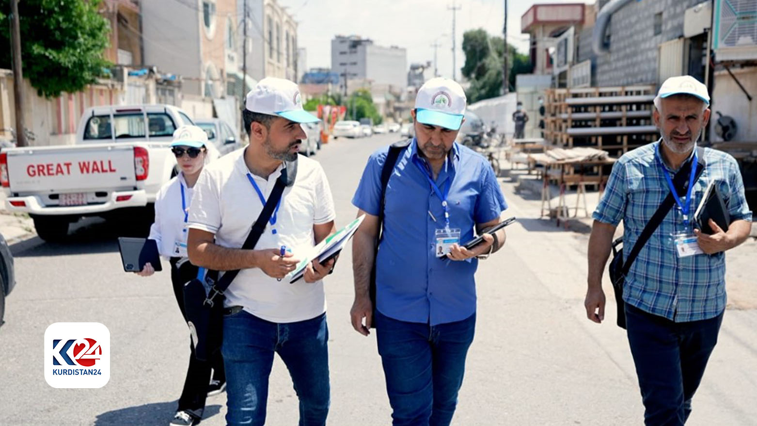 Census trainees and trained staff members. (Photo: Kurdistan 24)