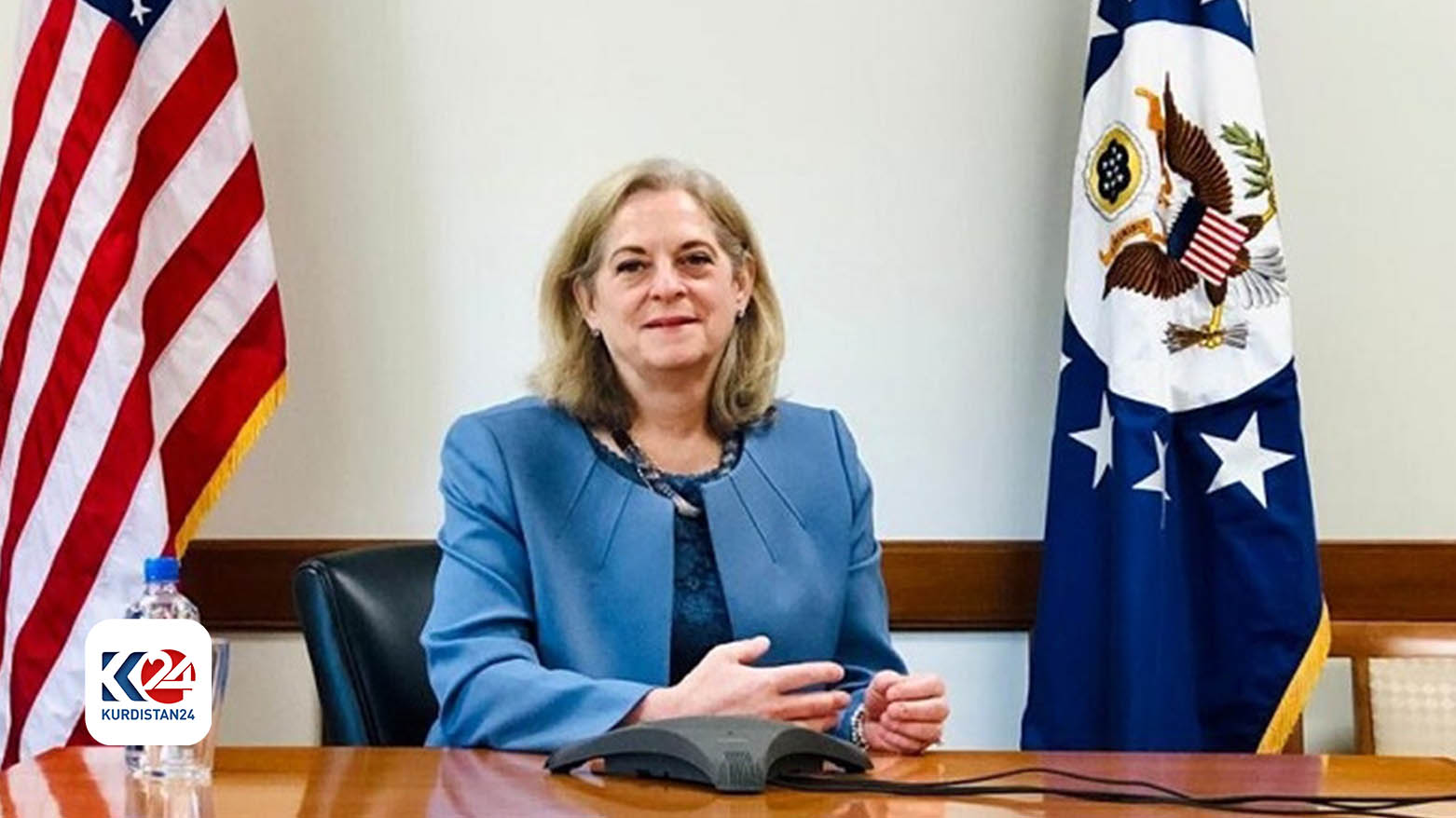 The U.S. Ambassador to Iraq, Alina Romanowski. (Photo: Kurdistan 24)
