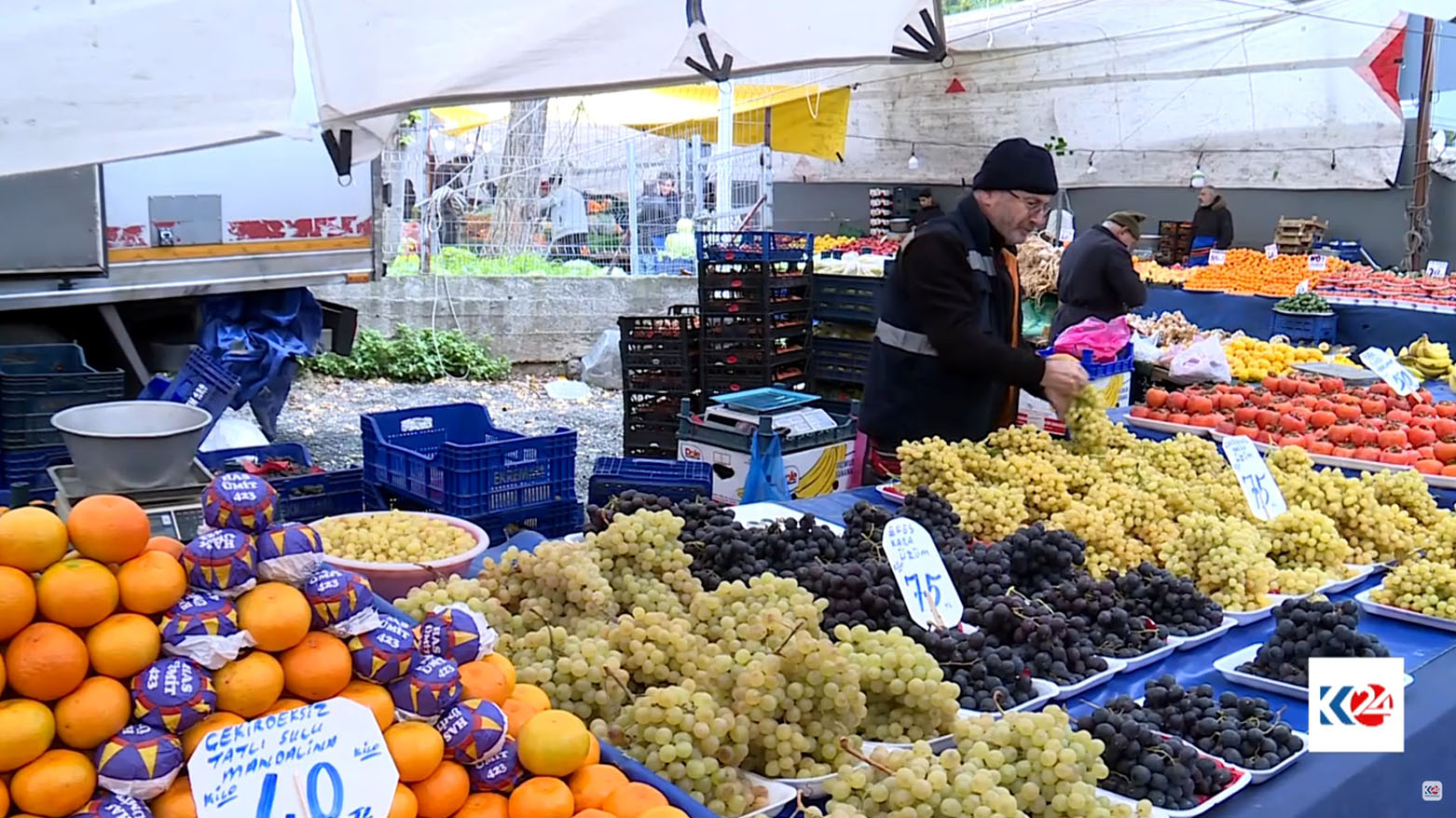 Li Tirkiyeyê nirxê sebze û meyweyan ji sedî 100 biha bûye