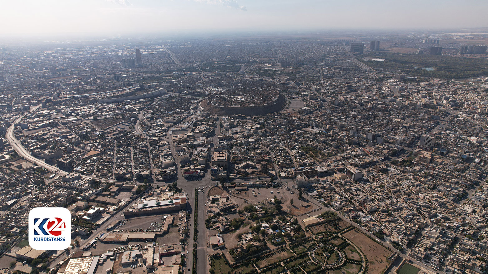 Aerial view of Erbil City. (Photo: Kurdistan24)