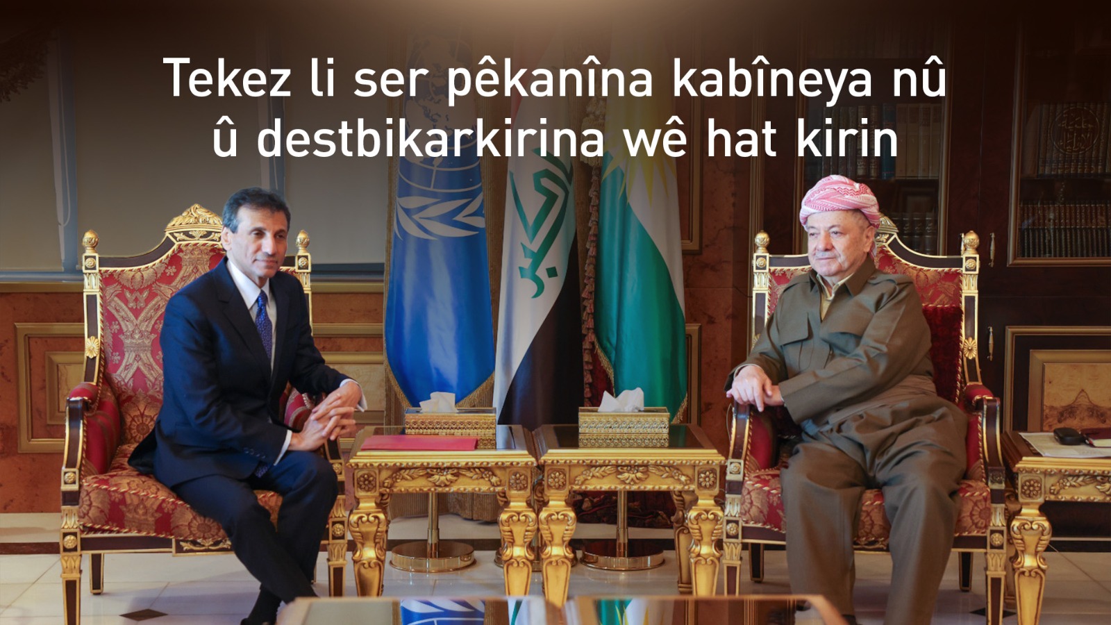 Serok Barzanî û Mihemed Hesan