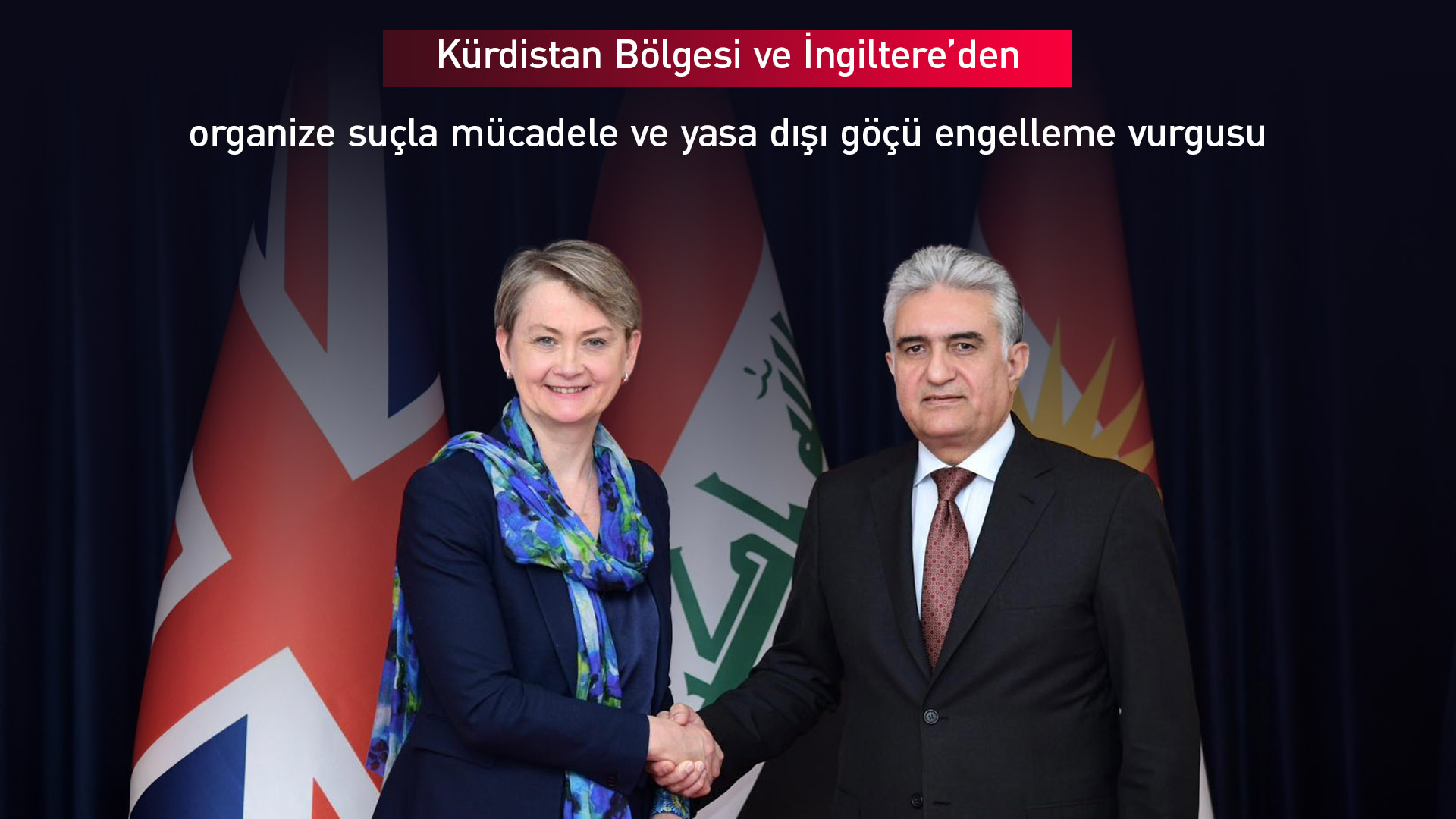 Kürdistan Bölgesi ve İngiltere, aralarındaki iş birliği ve koordinasyona vurgu yaptı
