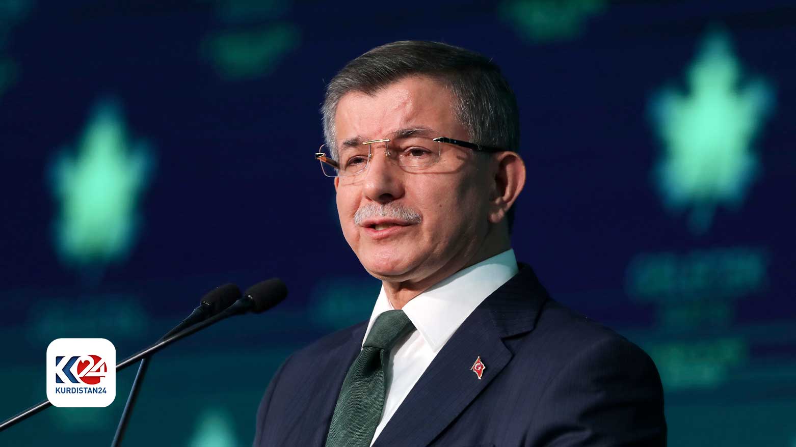 Former Turkish Prime Minister and leader of the Future Party, Ahmet Davutoğlu. (Photo: