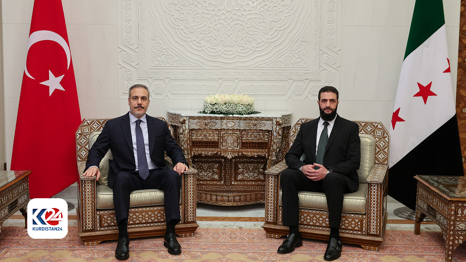 أحمد الشرع وهاكان فيدان