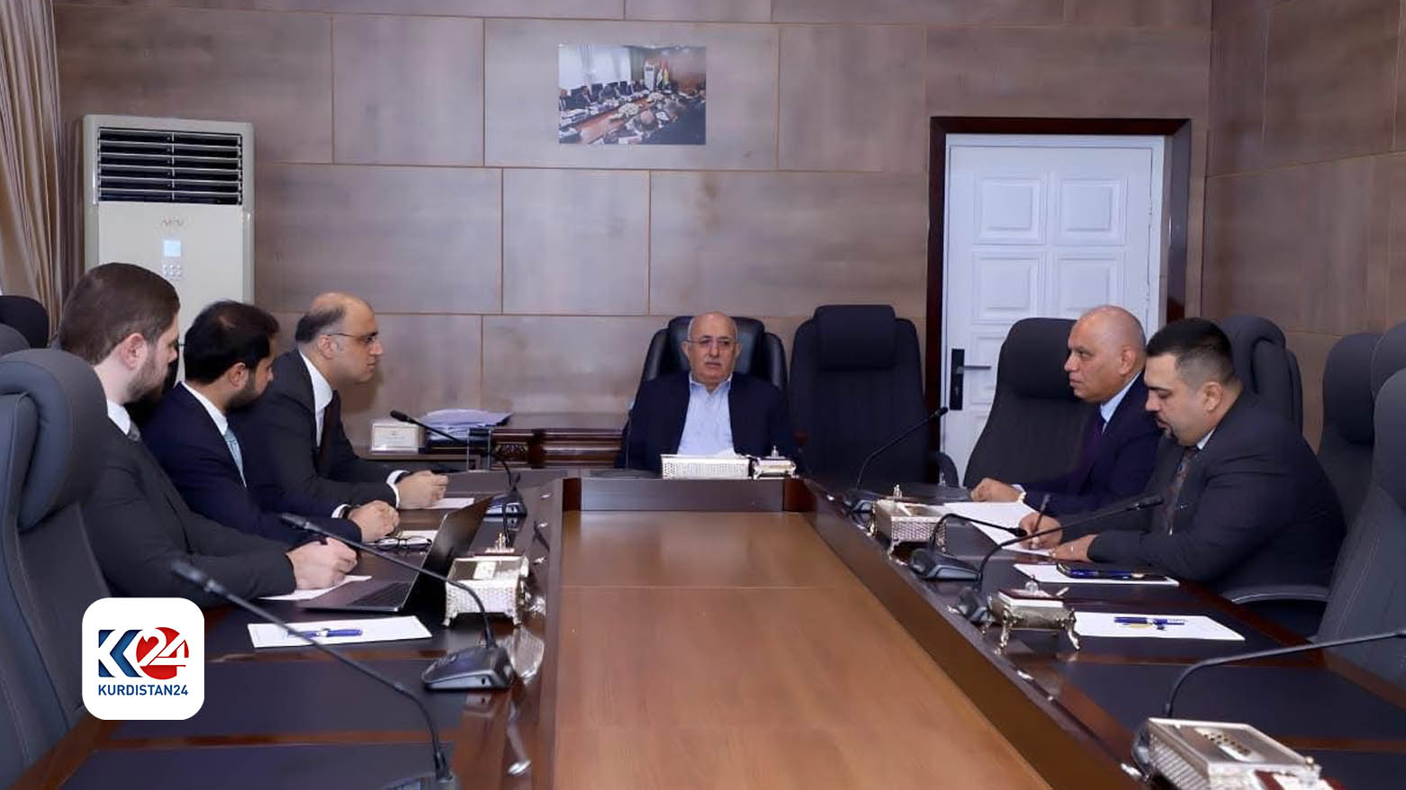 وەزیری دارایی و تیمی هەژماری من تاوتوێی پرۆسەی بە بانکیکردنی مووچەی مووچەخۆران دەکەن