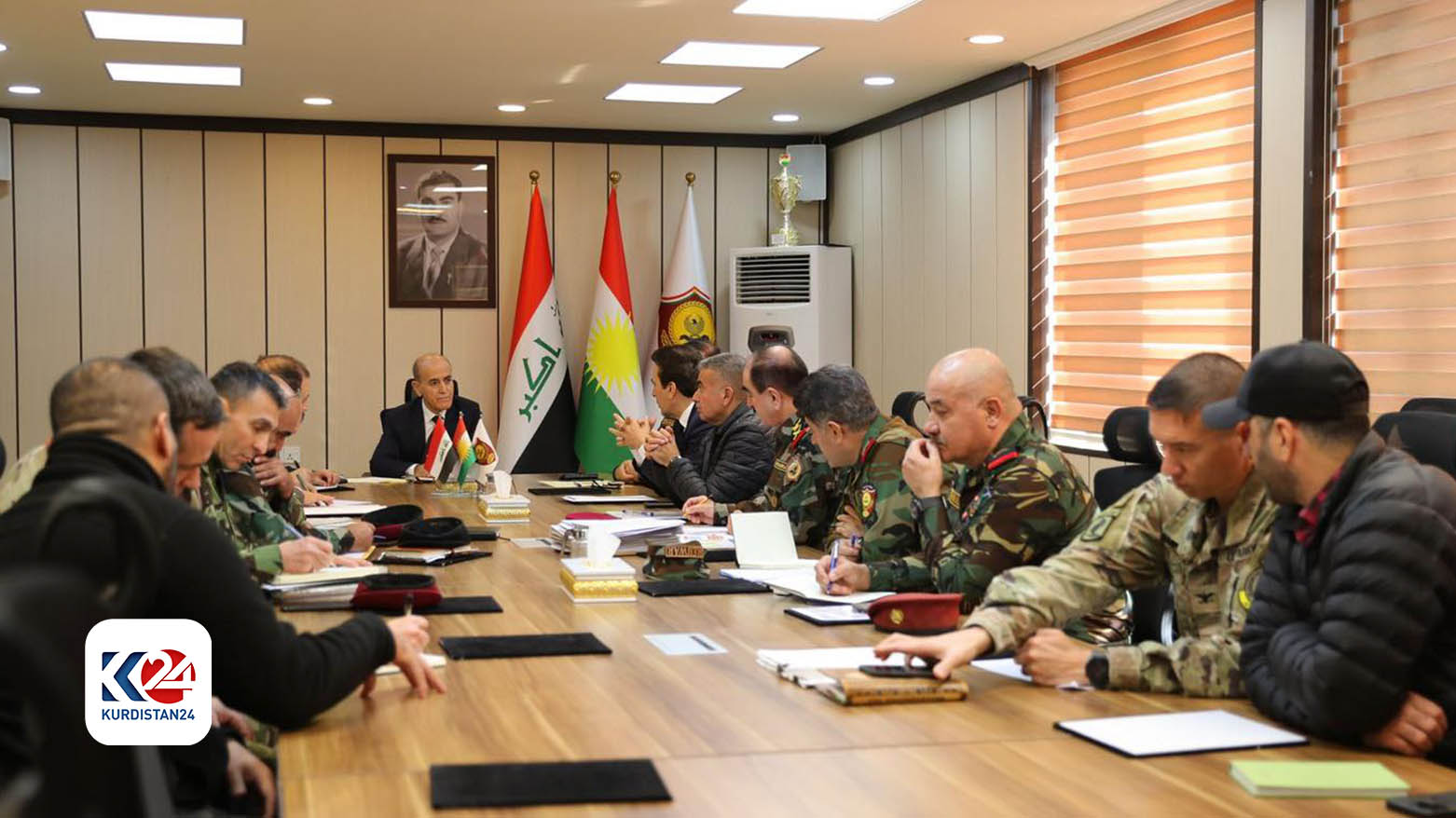 کۆبوونەوەی وەزارەتی پێشمەرگە