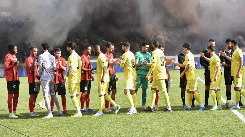 دەستپێكی یاریی نەورۆز و دهۆك لە یاریگەی نێودەوڵەتی نەورۆز.  29 دێسێمبەری 2024