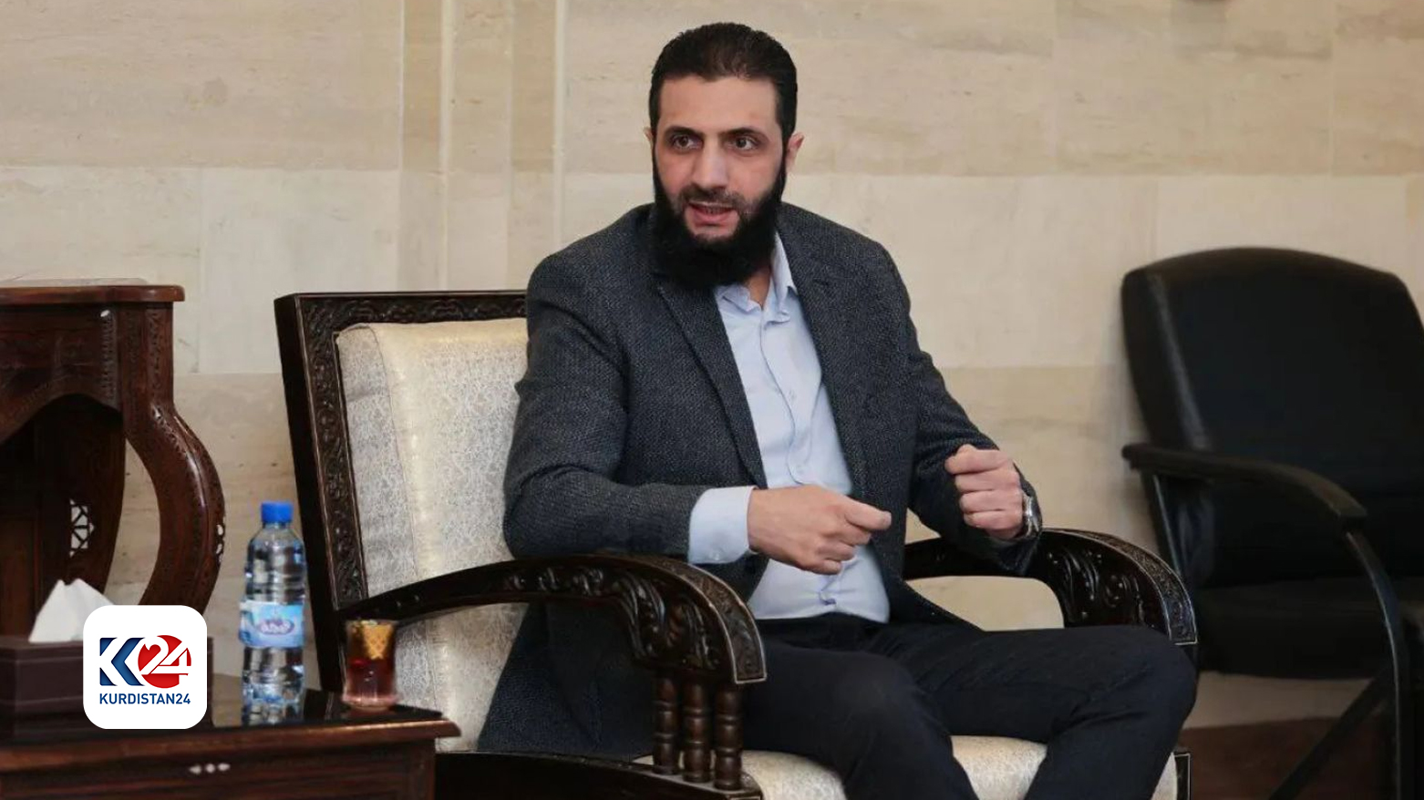 قائد الإدارة السورية الجديدة أحمد الشرع