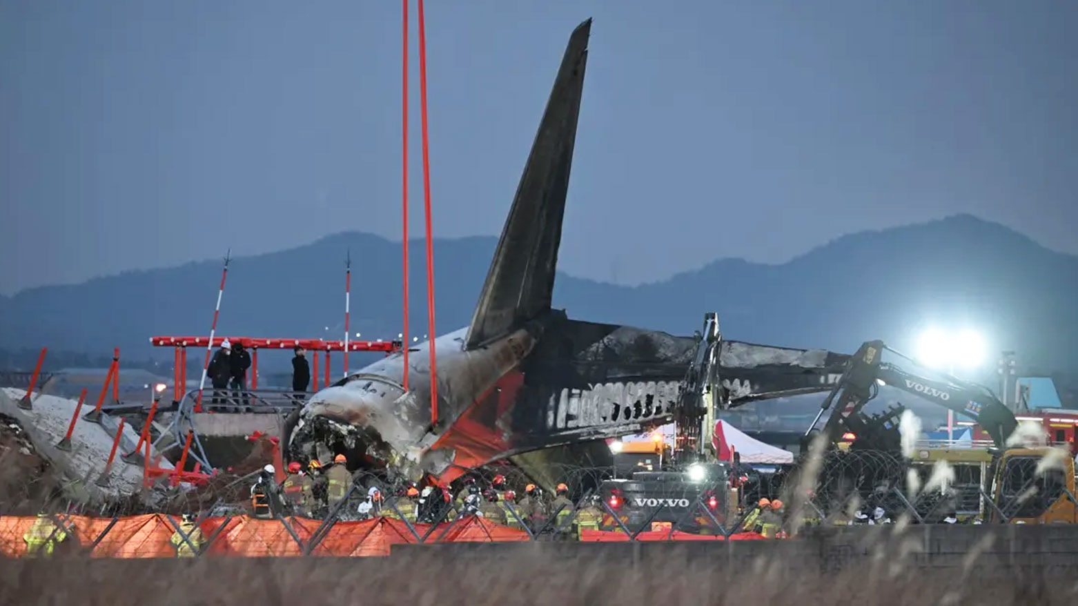 الطائرة الكورية الجنوبية (وكالات)