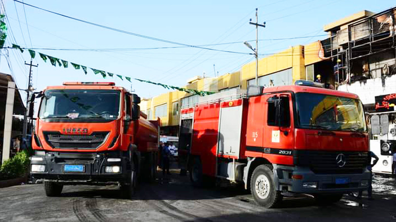 3 حوادث حريق شهدتهما أربيل والسليمانية ليلة رأس السنة