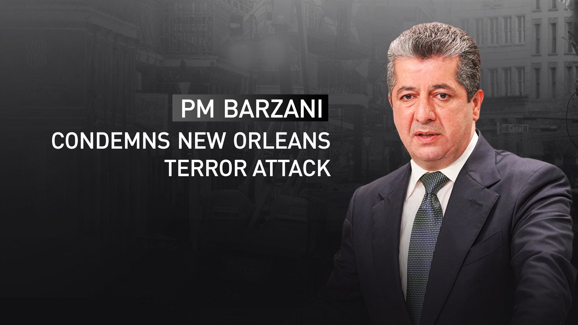 Kurdistan Region Prime Minister Masrour Barzani. (Photo: Designed by Kurdistan24)
