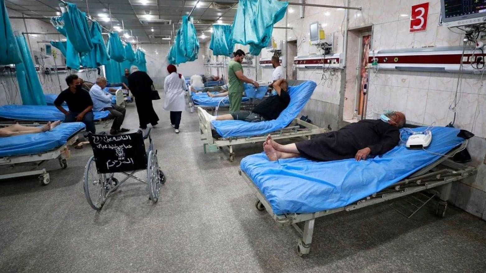 ژمارەیەک ئەو هاووڵاتییانەی لە زەماوەندەکەدا ژەهراوی بوون