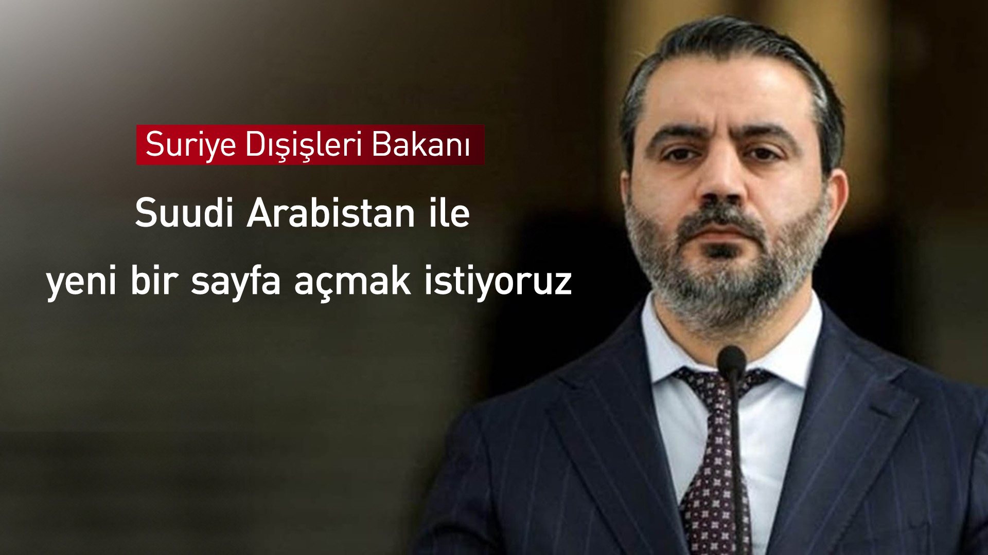 Suriye Dışişleri Bakanı Esaad Şeybani