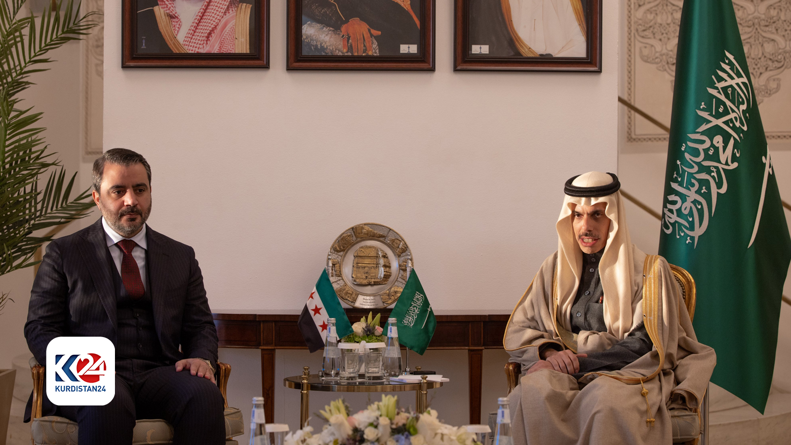 فيصل بن فرحان وأسعد الشيباني