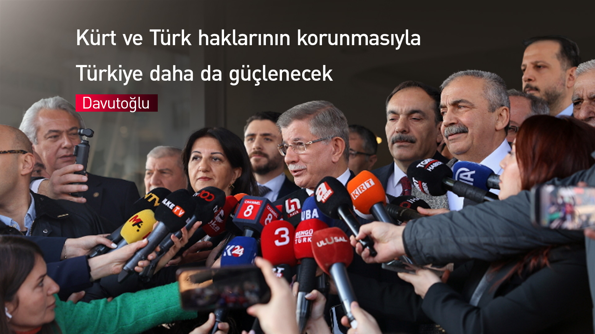 Gelecek Partisi Genel Başkanı Ahmet Davutoğlu