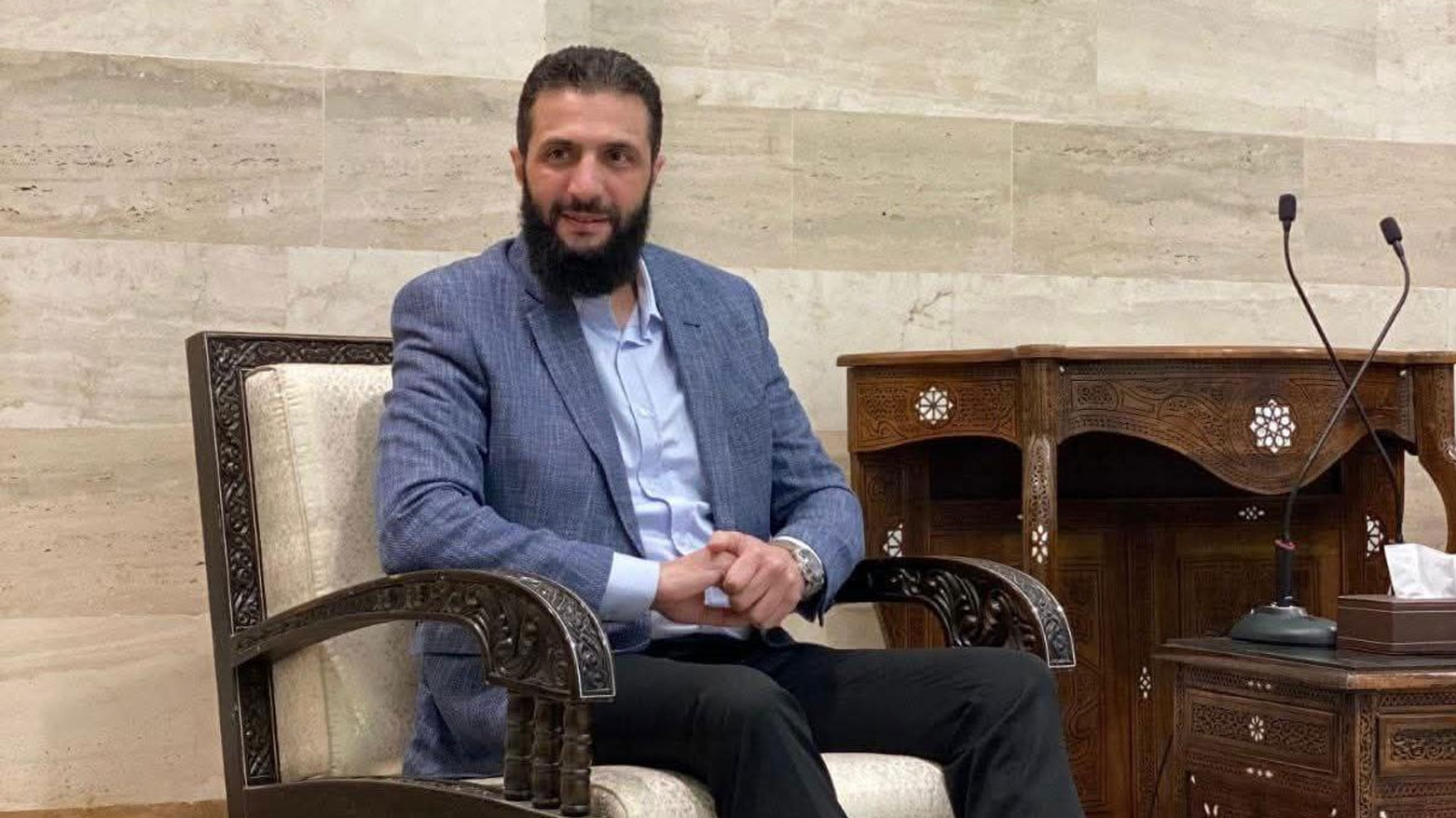 أحمد الشرع المعروف باسم "أبو محمد الجولاني"