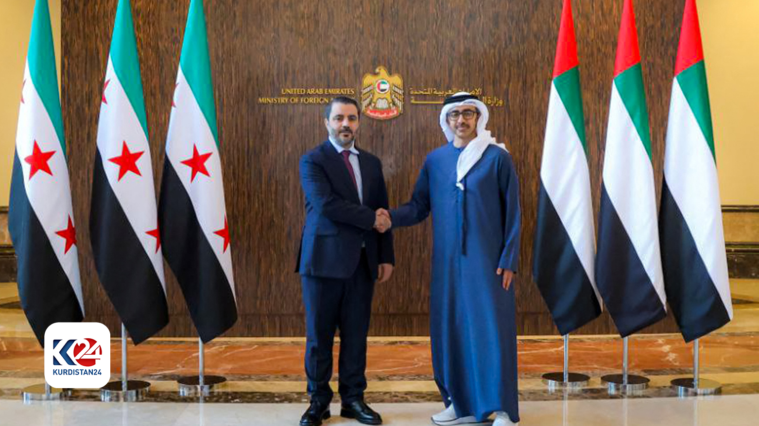 وزير الخارجية السوري يبحث في الإمارات سبل تعزيز العلاقات