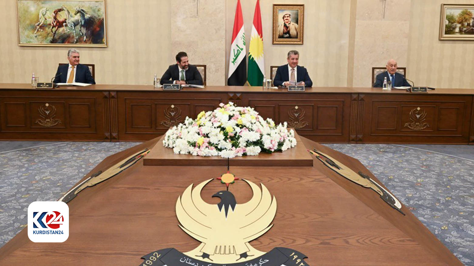 مجلس وزراء إقليم كوردستان يجتمع برئاسة مسرور بارزاني
