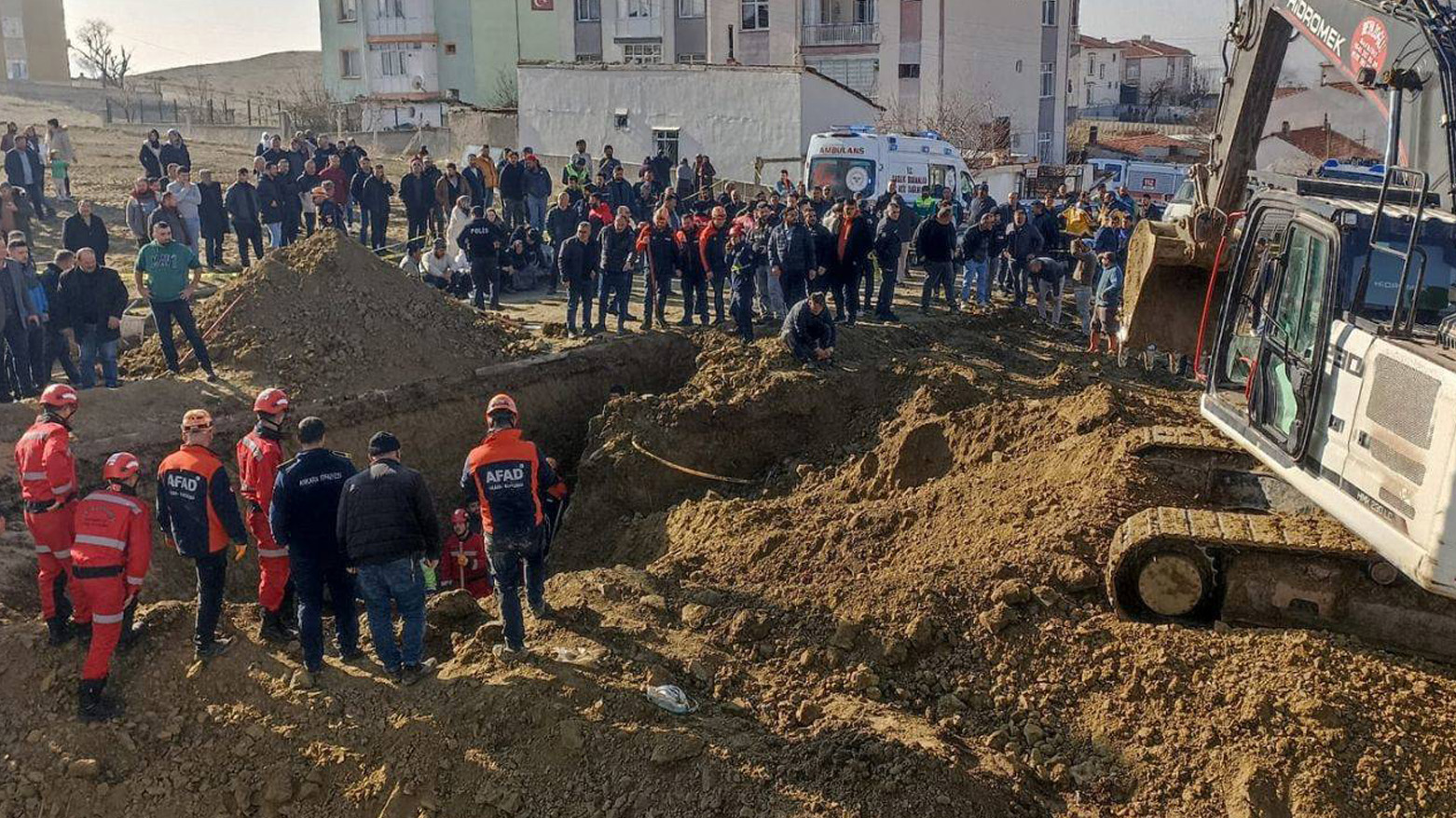 Ankara'da inşaatta göçük: 1 ölü, 1 kayıp