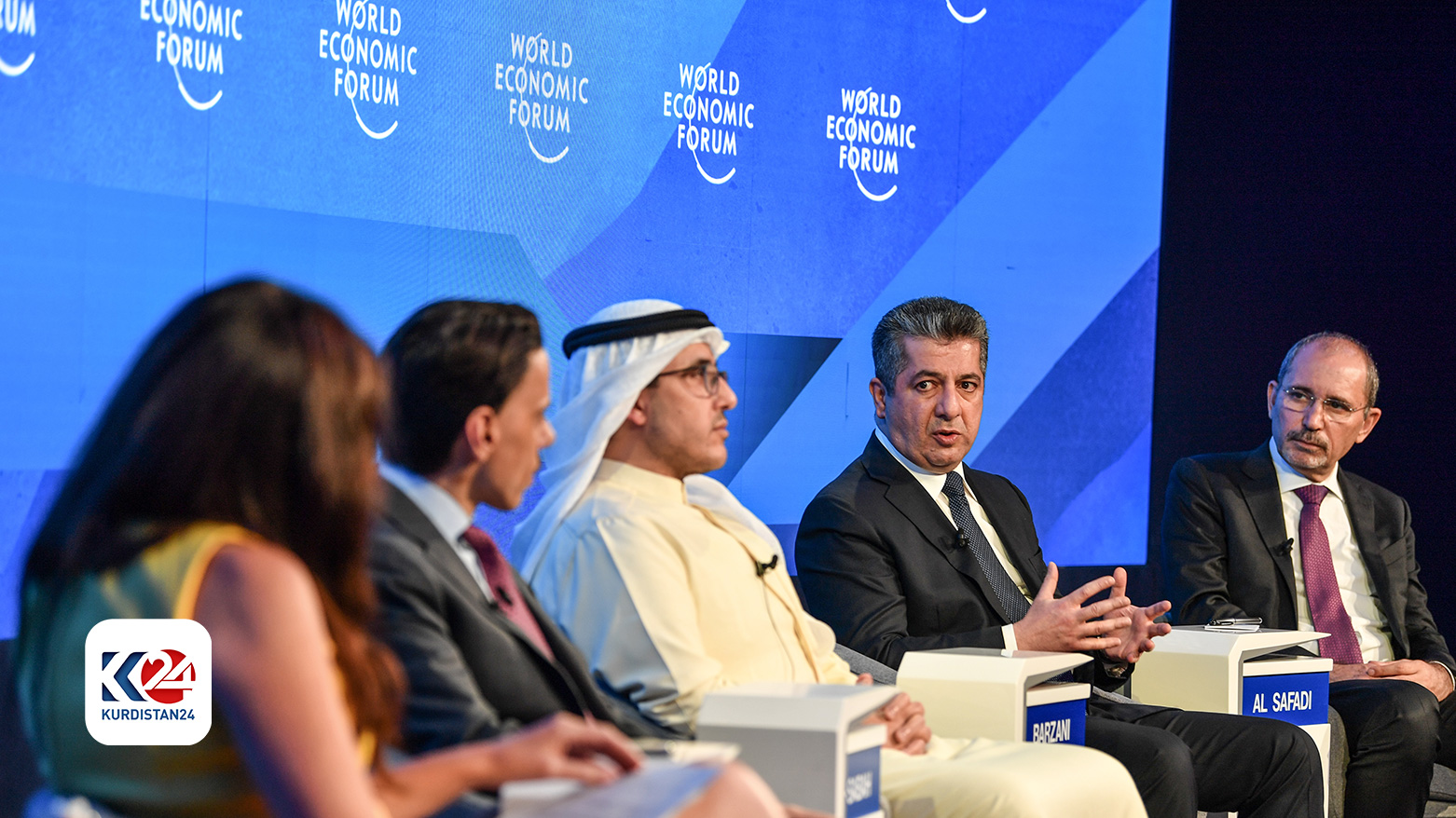 جانب من اجتماعات رئيس حكومة إقليم كوردستان مع مسؤولي الدول