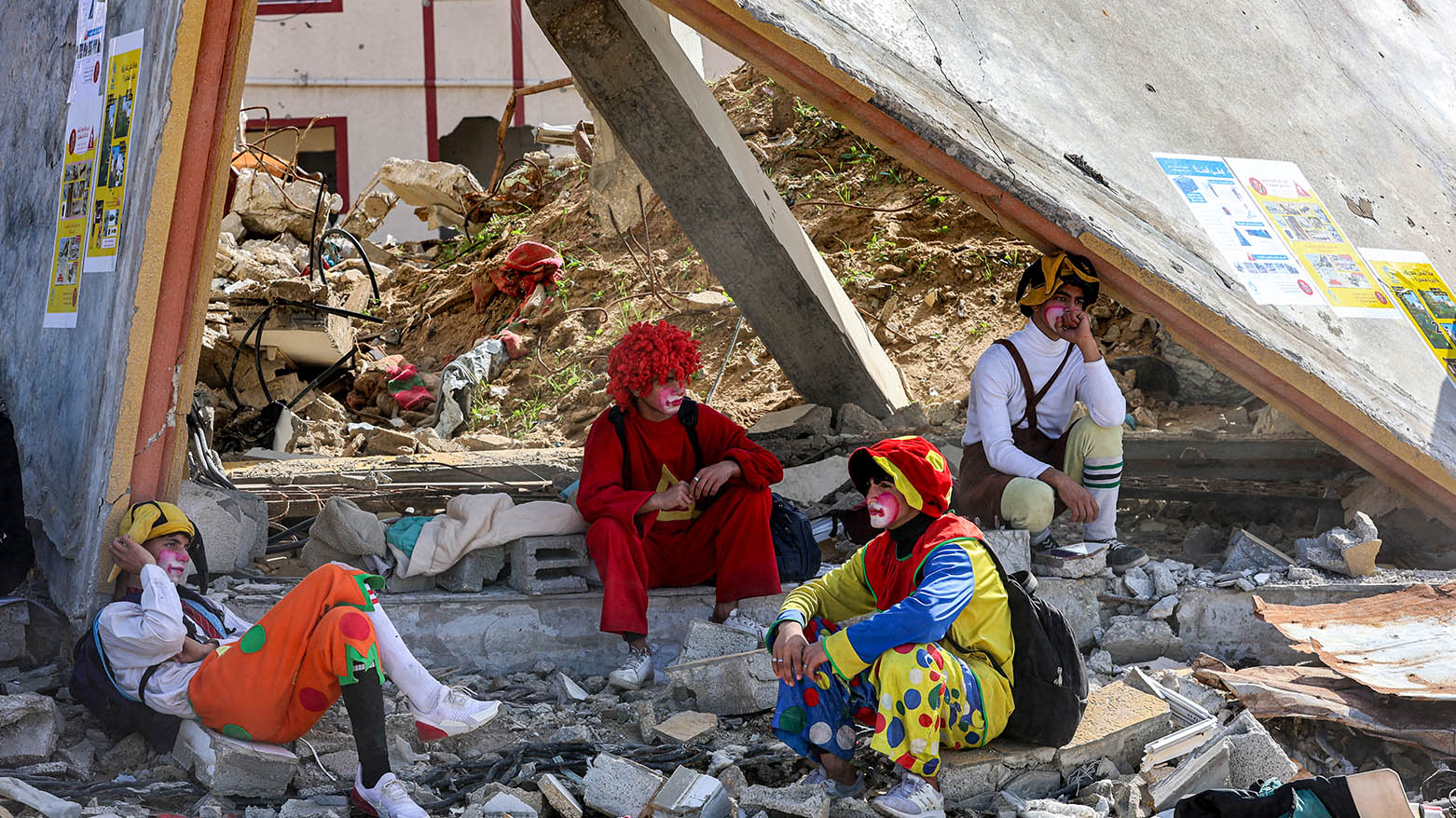 وێنەیەک لە کەرتی غەززە