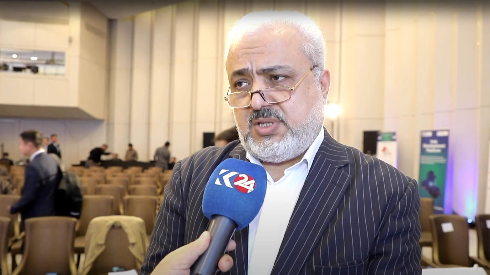 Zaid Elyaseri, President of BP Iraq, speaking to Kurdistan24 correspondent, Jan. 28, 2025. (Photo: Kurdistan24)
