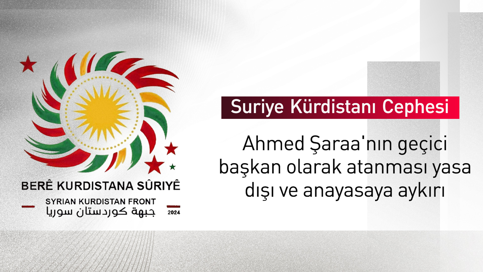 Suriye Kürdistanı Cephesi logosu