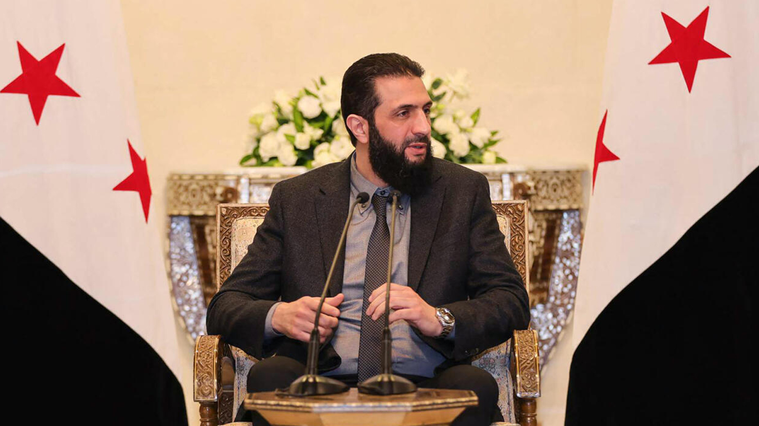 الرئيس السوري أحمد الشرع