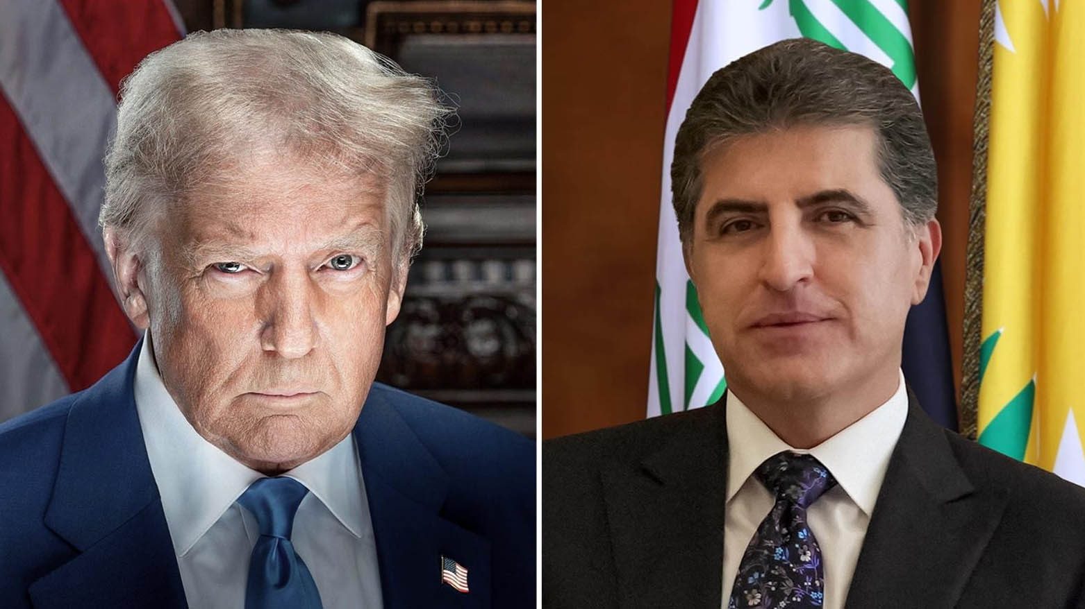 Nêçîrvan Barzanî û Donald Trump