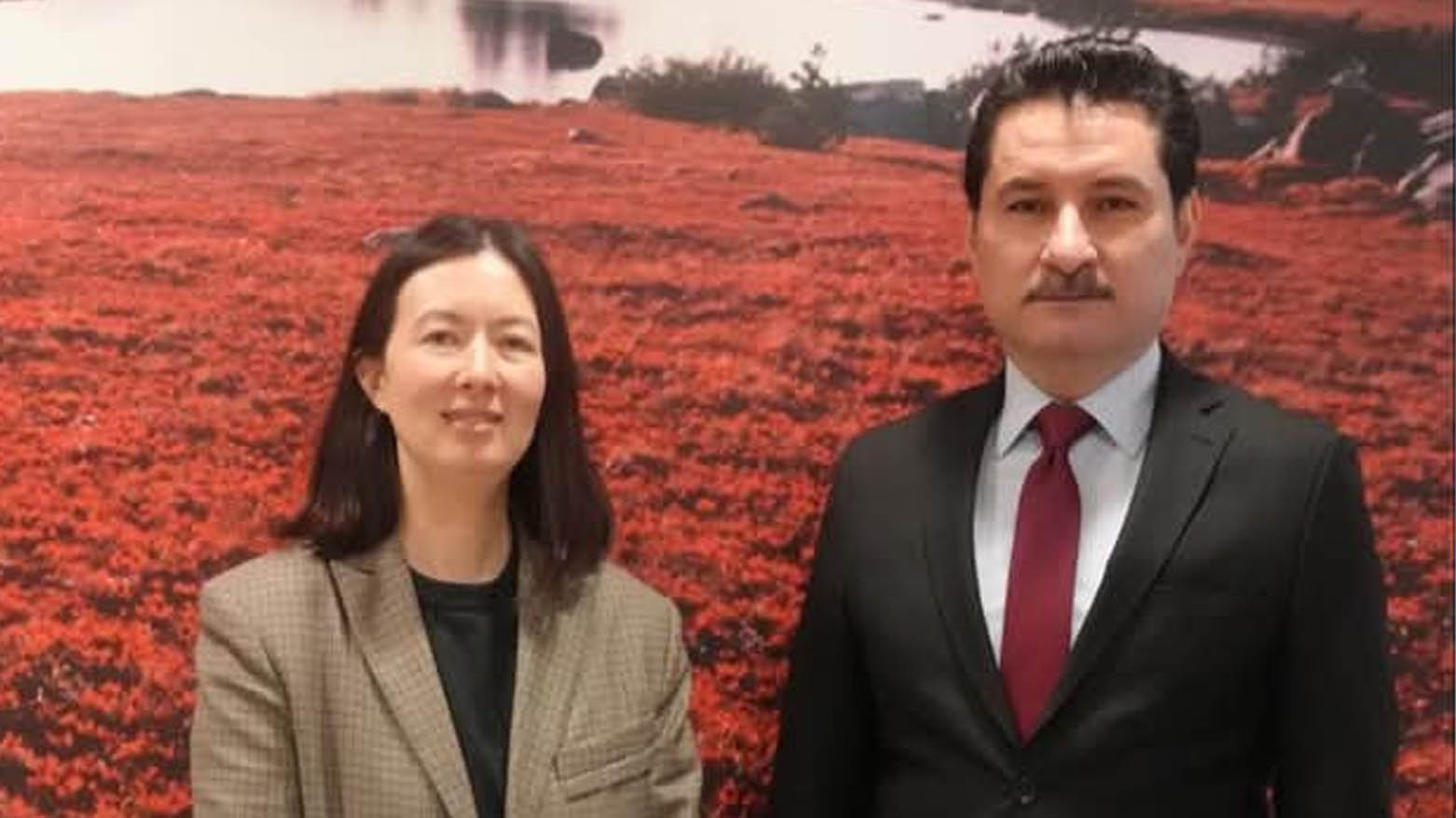ABD Dışişleri Bakan Yardımcısı Victoria Taylor ve Irak Parlamentosu Başkan Yardımcısı Şaxewan Abdullah