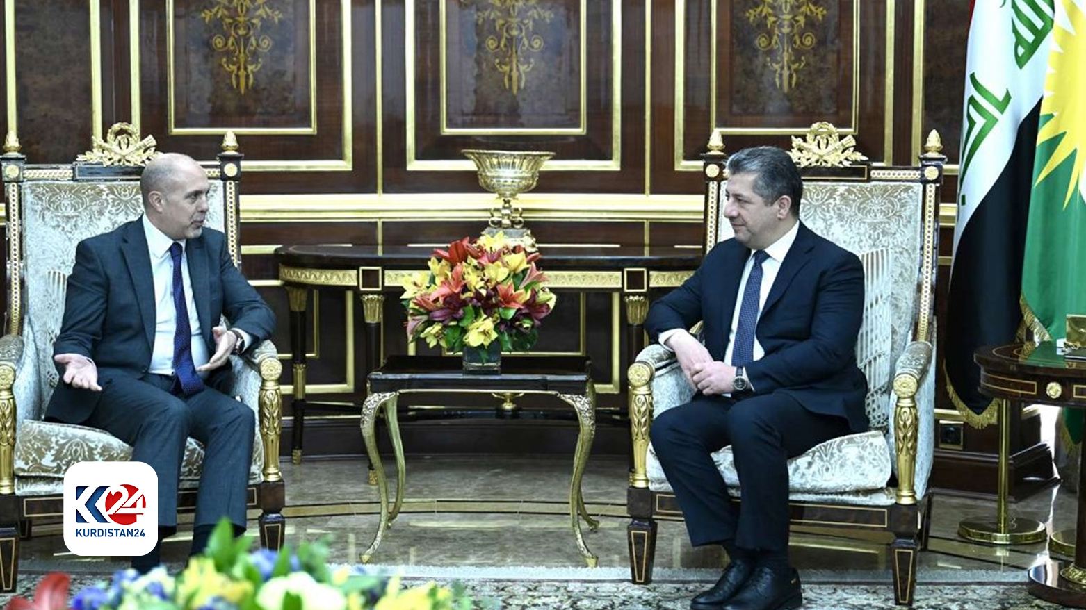 رئيس حكومة إقليم كوردستان يستقبل وفداً من مؤسسة التمويل الدولية