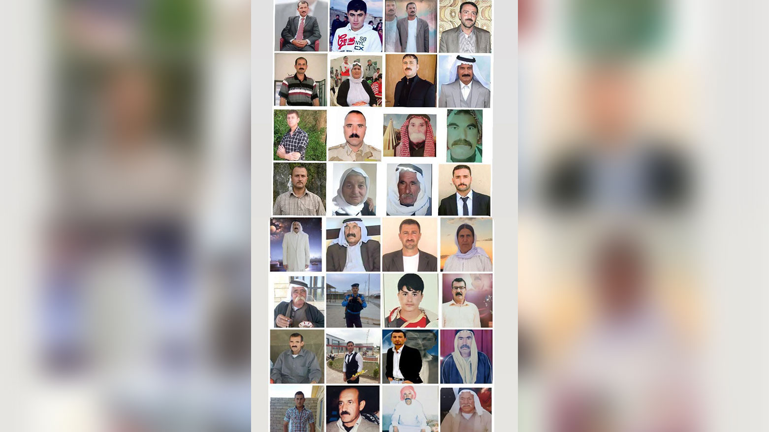 32 Yezidi bodies that were found in a mass grave. (Photo: Submitted to Kurdistan24)