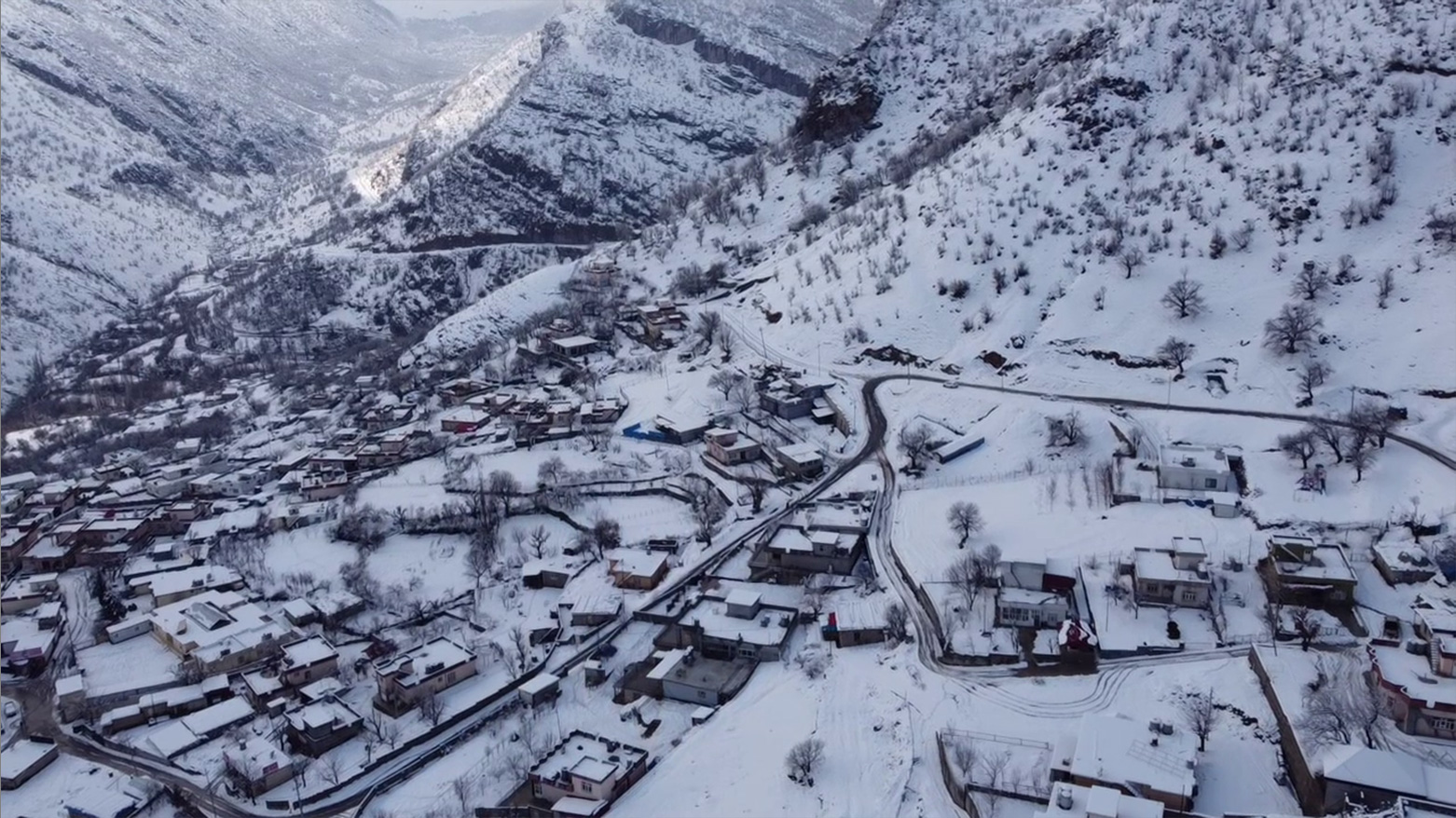 An aerial view of Kani Bot village in Barzan area. (Photo: Kurdistan24)