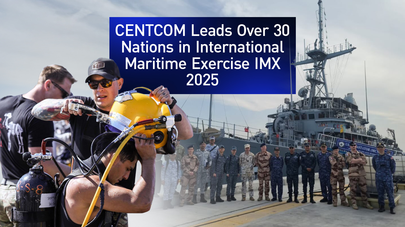 Photos of IMX 2025, released by CENTCOM, Feb. 9-20, 2025. (Graphics: Designed by Kurdistan24)