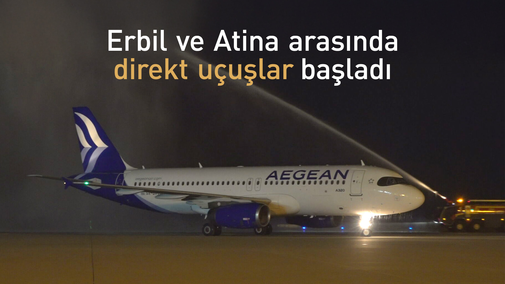 Erbil ve Atina direkt uçuşları başladı