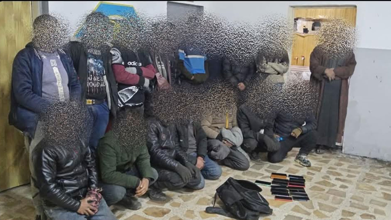 شرطة كركوك تقبض على 17 أجنبياً مخالفاً حاولوا الوصول إلى بغداد