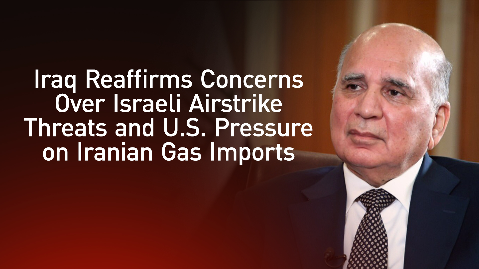 Iraqi Foreign Minister Fuad Hussein. (Graphics: Designed by Kurdistan24)