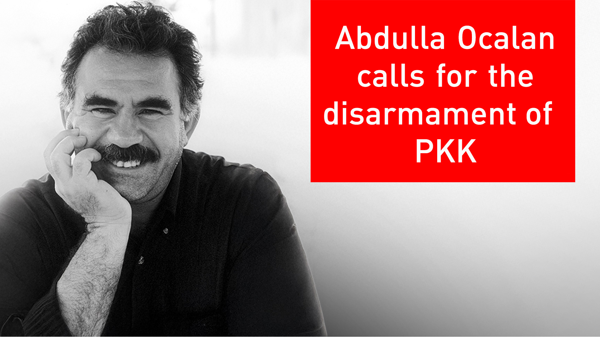 Imprisoned PKK leader, Abdullah Ocalan. (Photo: Designed by Kurdistan24)
