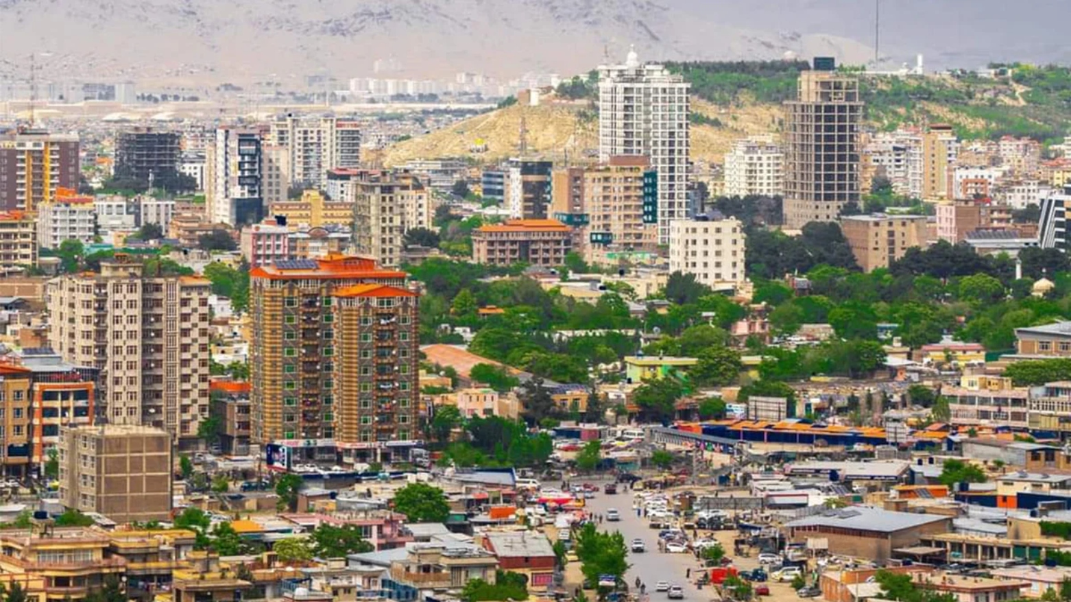 نمایی از شهر کابل