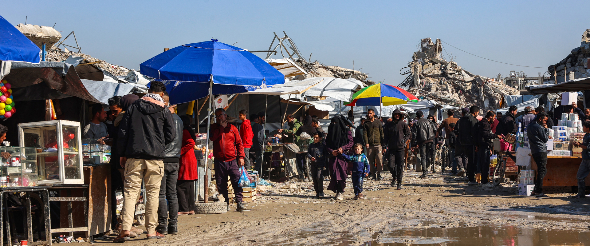 یەکەم ڕۆژی ڕەمەزان لە غەززە