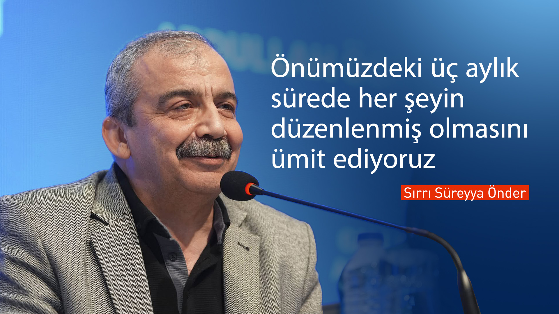 Sırrı Süreyya Önder'den PKK'nin "ateşkes" ilanı sonrası açıklama