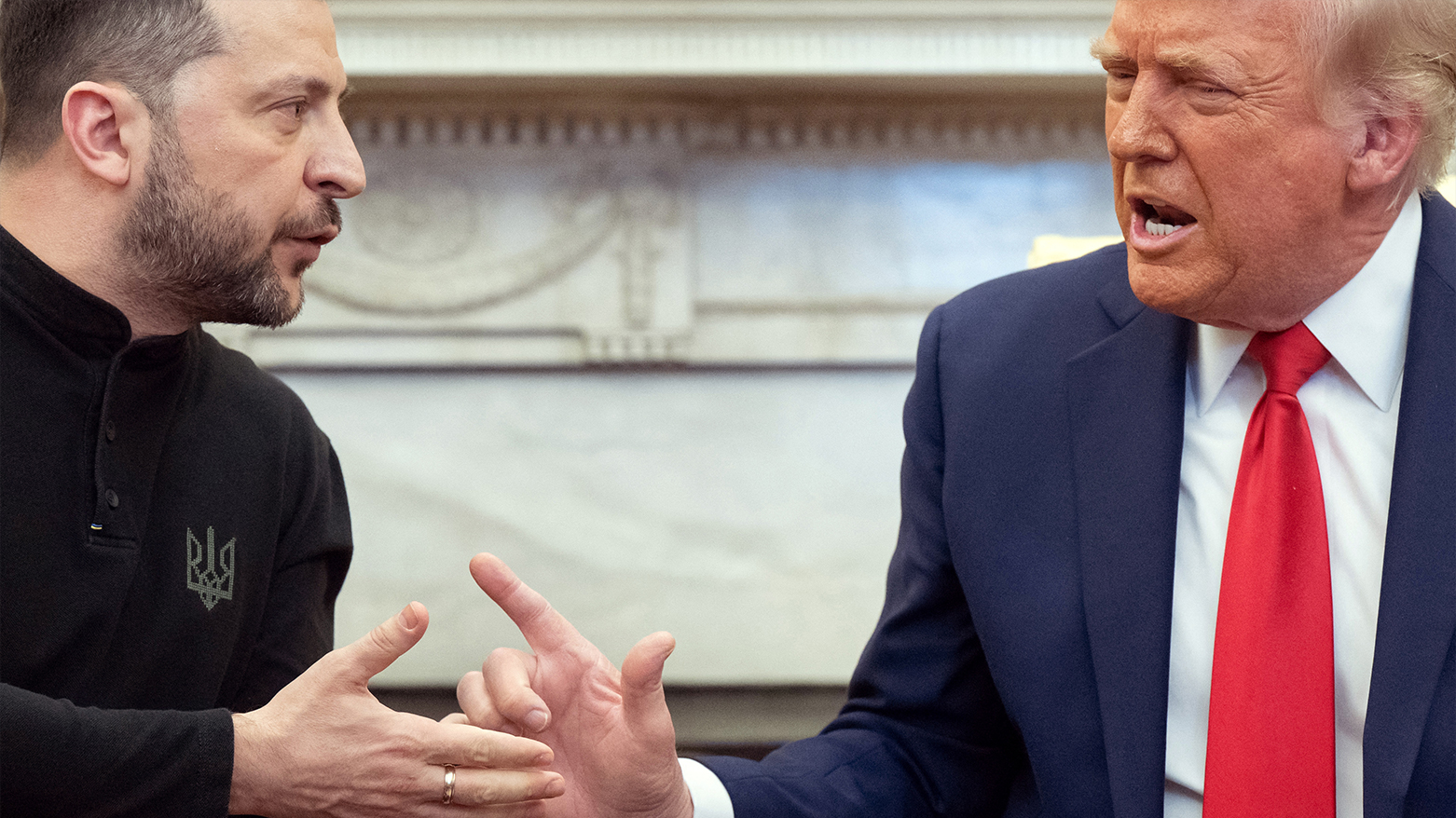 US President Donald Trump and Ukraine's President Volodymyr Zelensky. (Photo: AFP)